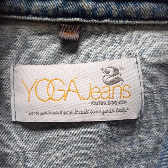 Yoga Jeans | Jude Boyfriend Vintage Wash 100% Cotton Jean Jacket Made in Canada - Picture 7 of 9